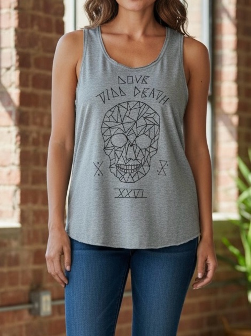 torrid Geometric Skull Tank